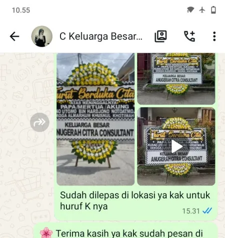Pengiriman Papan Bunga Duka Park Hyatt Jakarta